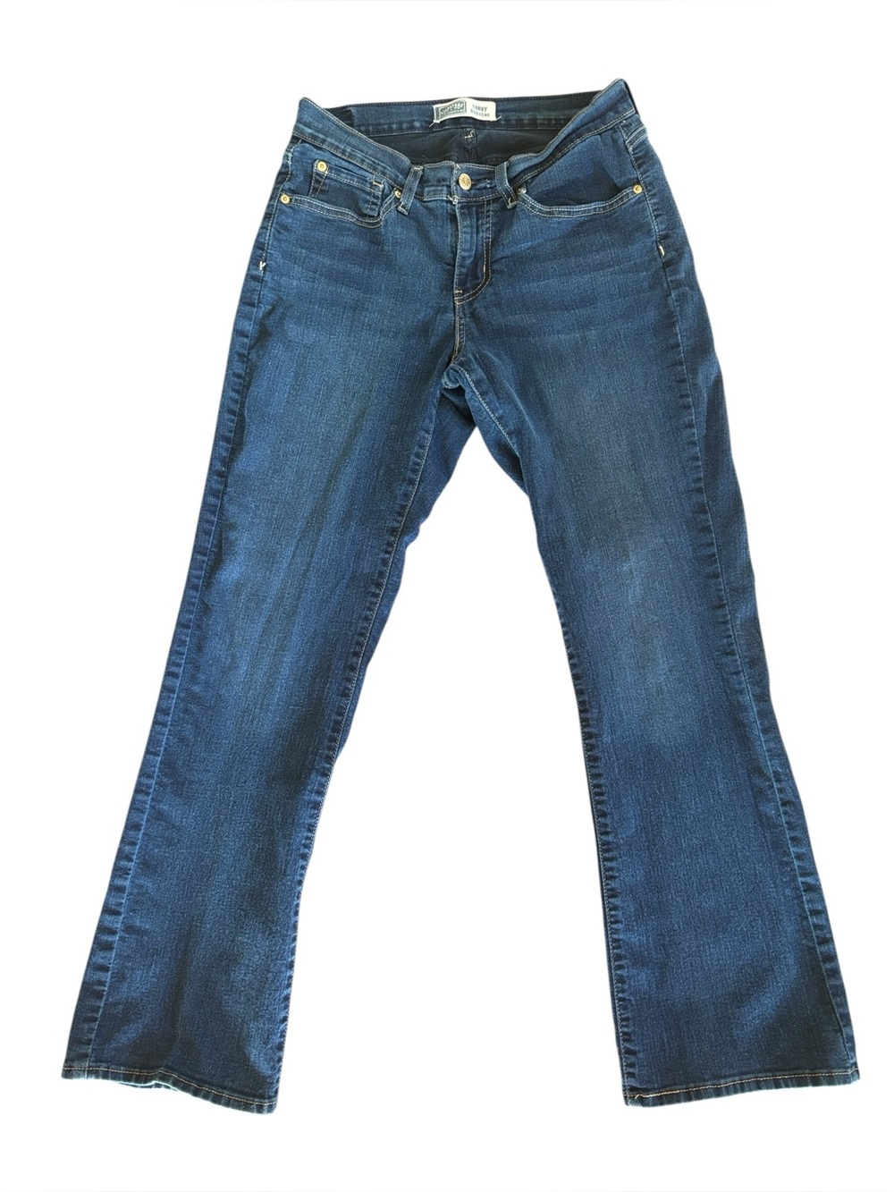 Signature by Levi's Curvy Bootcut Blue Jeans Size 10‎